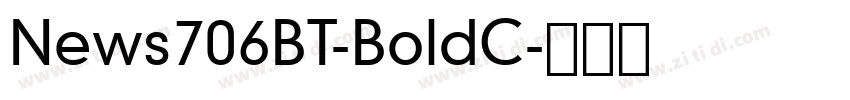 News706BT-BoldC字体转换