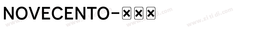 Novecento字体转换 Novecento字体转换