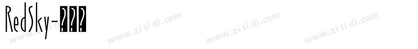 RedSky字体转换