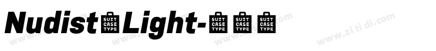 NudistaLight字体转换