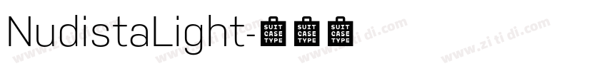 NudistaLight字体转换
