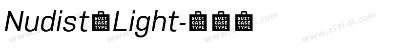 NudistaLight字体转换