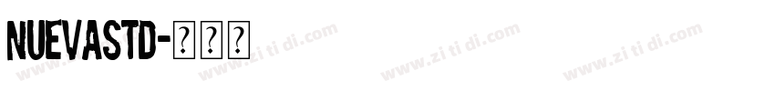 nuevastd字体转换