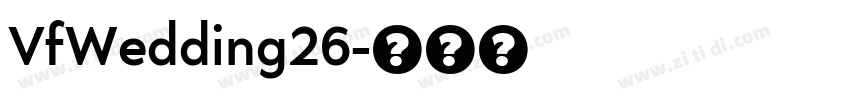 VfWedding26字体转换