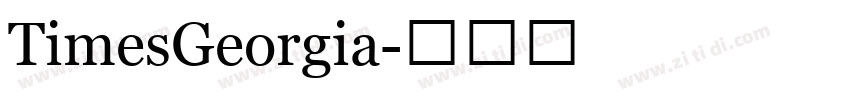 TimesGeorgia字体转换