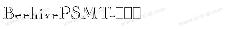 BeehivePSMT字体转换