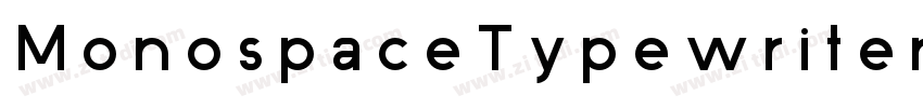 MonospaceTypewriter字体转换