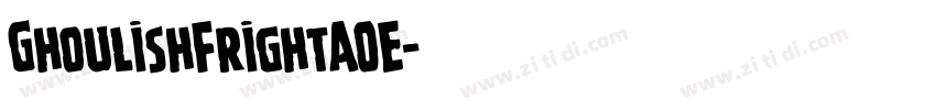 GhoulishFrightAOE字体转换