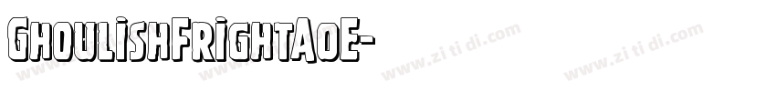 GhoulishFrightA0E字体转换