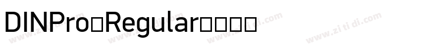 DINPro-Regular字体转换