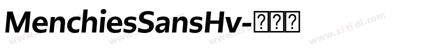 MenchiesSansHv字体转换