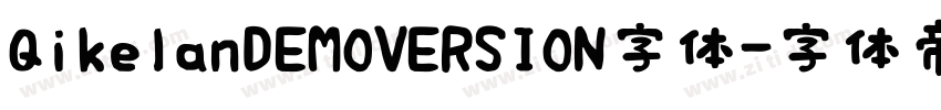 QikelanDEMOVERSION字体字体转换