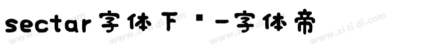 sectar字体下载字体转换