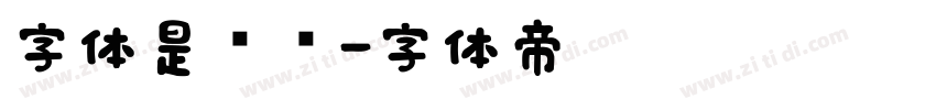 字体是级别字体转换