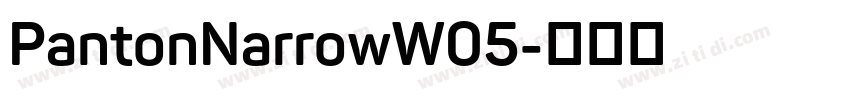 PantonNarrowW05字体转换