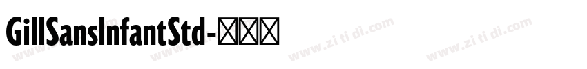 GillSanslnfantStd字体转换