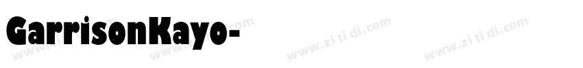 GarrisonKayo字体转换
