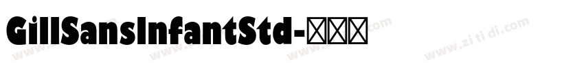 GillSanslnfantStd字体转换