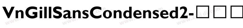 VnGillSansCondensed2字体转换