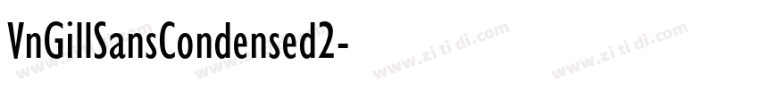 VnGillSansCondensed2字体转换