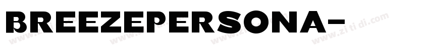BreezePersona字体转换
