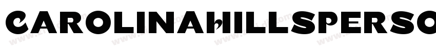 CarolinaHillsPersona字体转换