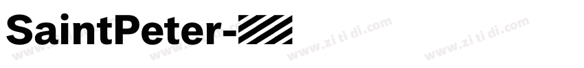SaintPeter字体转换