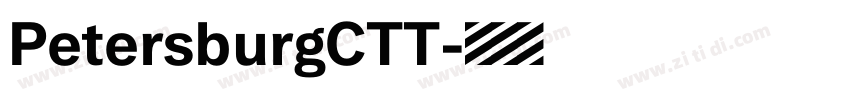 PetersburgCTT字体转换
