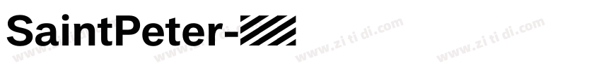 SaintPeter字体转换