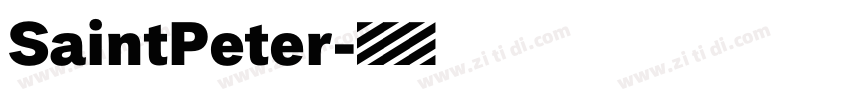 SaintPeter字体转换