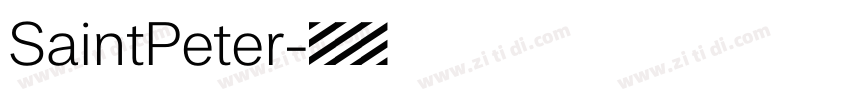 SaintPeter字体转换