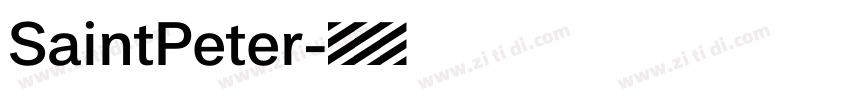 SaintPeter字体转换