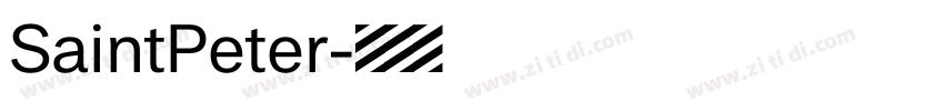 SaintPeter字体转换