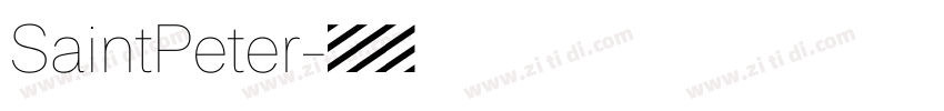 SaintPeter字体转换