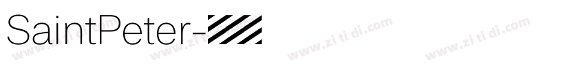 SaintPeter字体转换