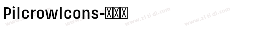 PilcrowIcons字体转换