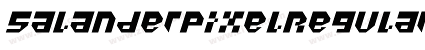SalanderPixelRegular字体转换