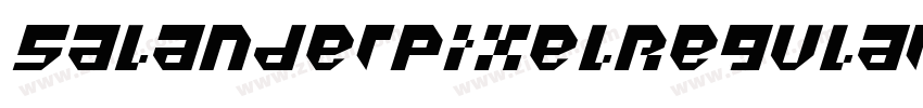 SalanderPixelRegular字体转换