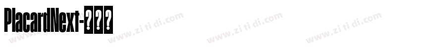 PlacardNext字体转换