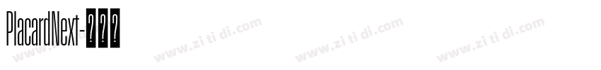 PlacardNext字体转换