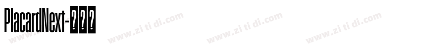 PlacardNext字体转换