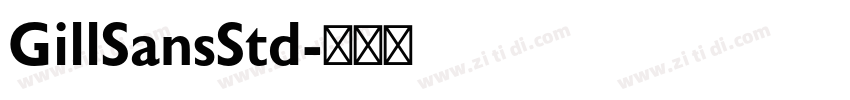 GillSansStd字体转换