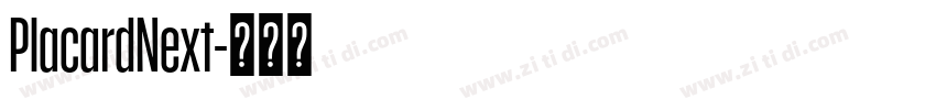 PlacardNext字体转换