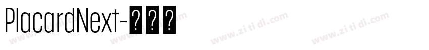 PlacardNext字体转换