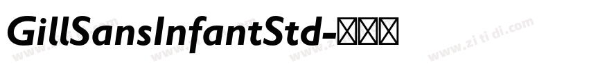 GillSansInfantStd字体转换