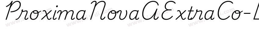 ProximaNovaAExtraCo字体转换