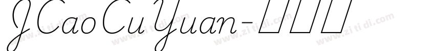 JCaoCuYuan字体转换 JCaoCuYuan字体转换
