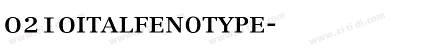0210italfenotype字体转换