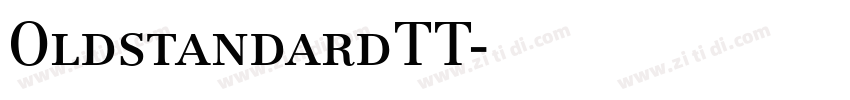OldstandardTT字体转换