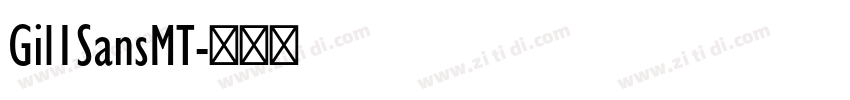 Gil1SansMT字体转换